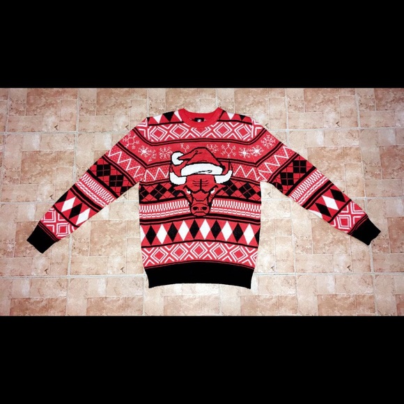 NBA Other - Men’s NBA Chicago Bulls Knitted Christmas Sweater